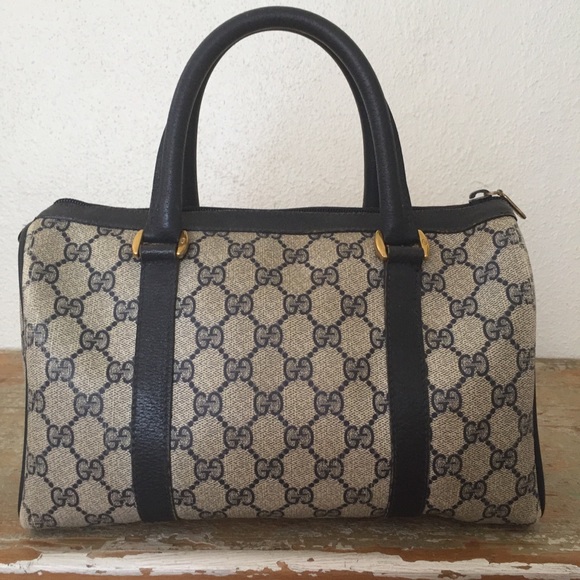 SOLD Vintage Gucci Boston Bag - Picture 2 of 8